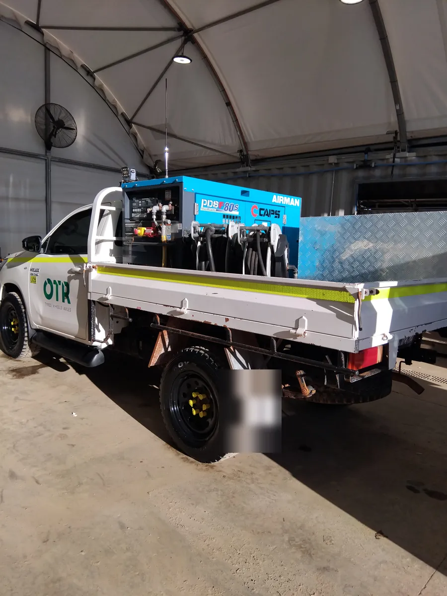 Toyota Hilux tray ute after a detail, Perth