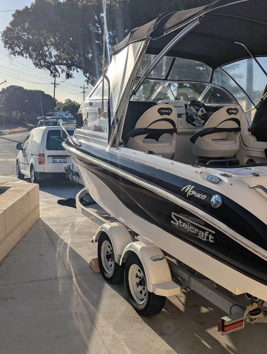 Boat detail in Perth by Mobile Masters Detailing