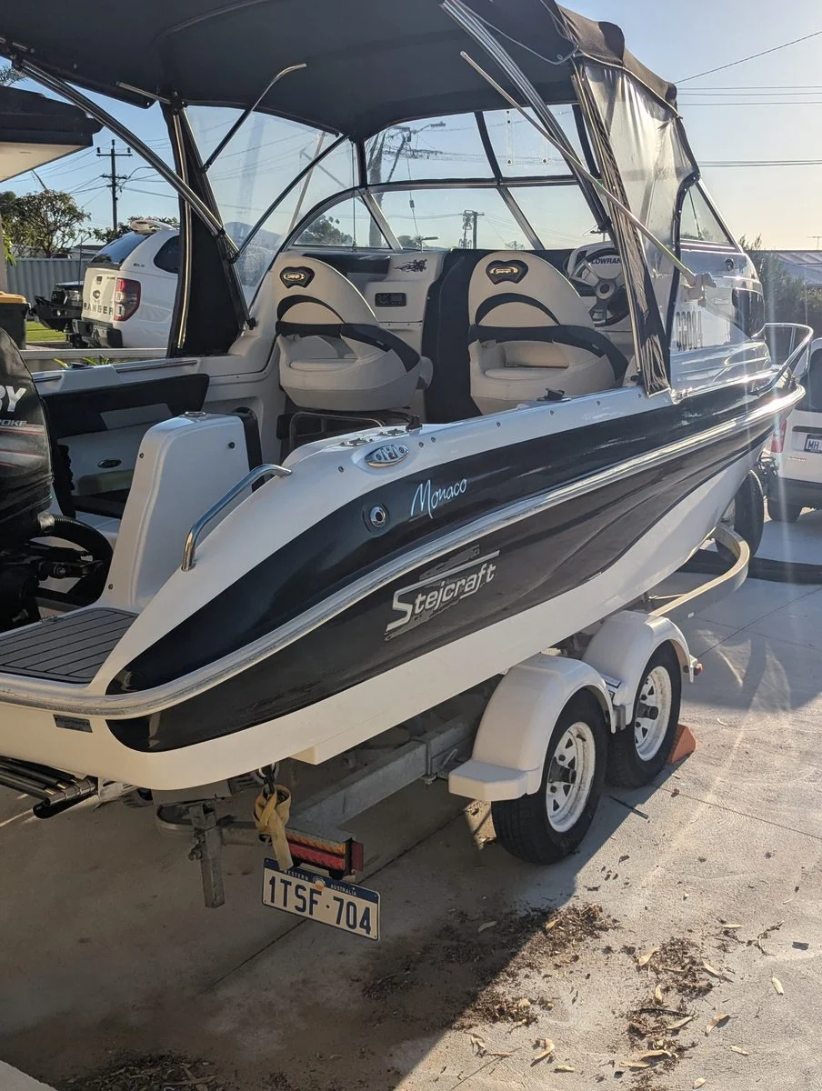 Boat detail in Perth by Mobile Masters Detailing