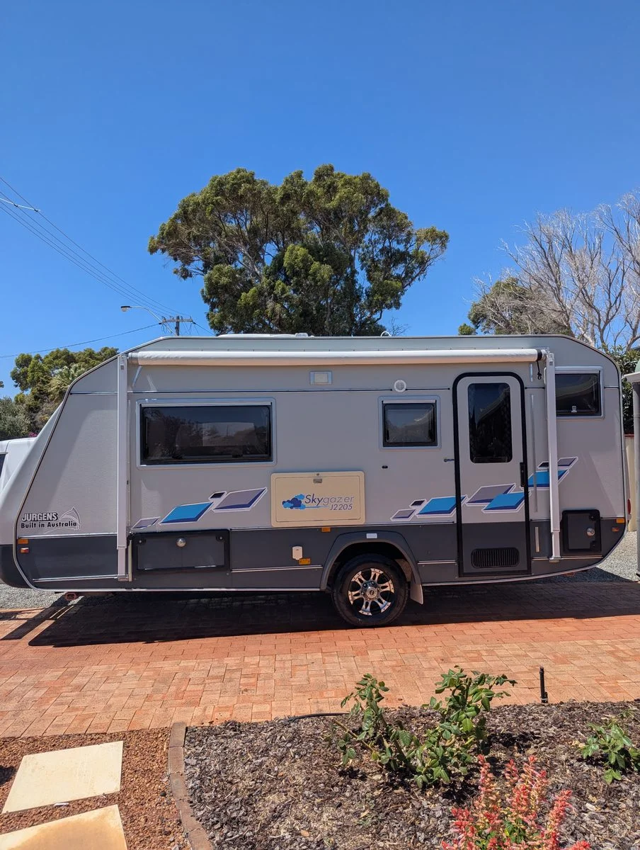 Caravan detail in Perth by Mobile Masters Detailing