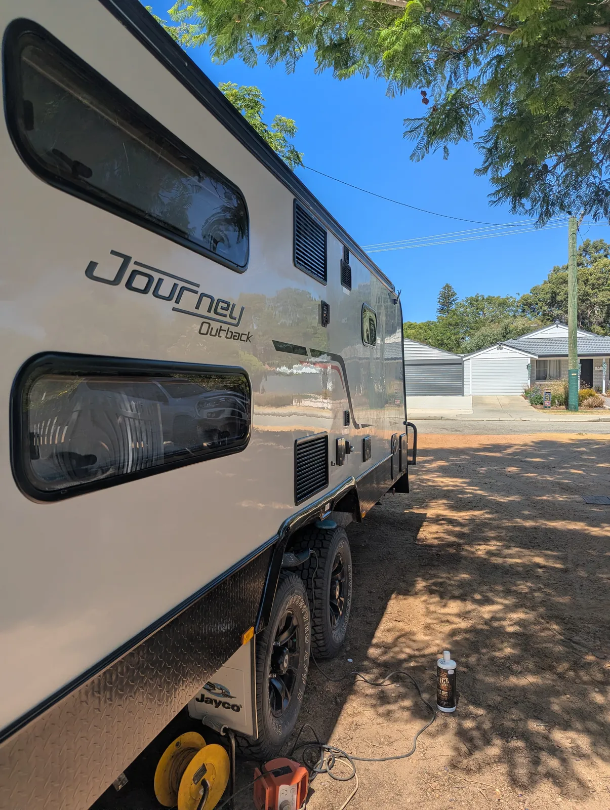 Caravan detail in Perth by Mobile Masters Detailing