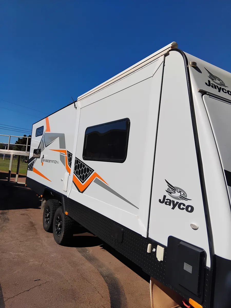 Jayco Basestation caravan after a detail, Perth