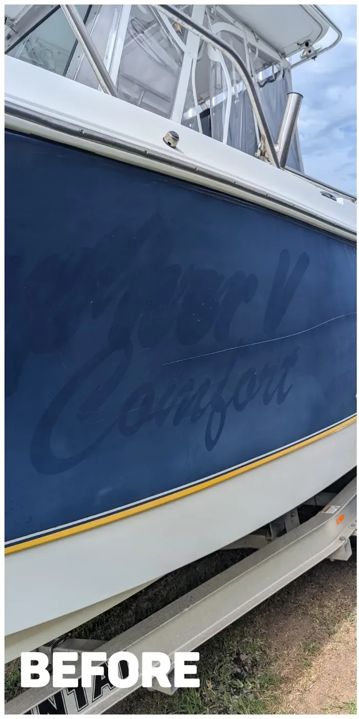 Boat detail before detailing