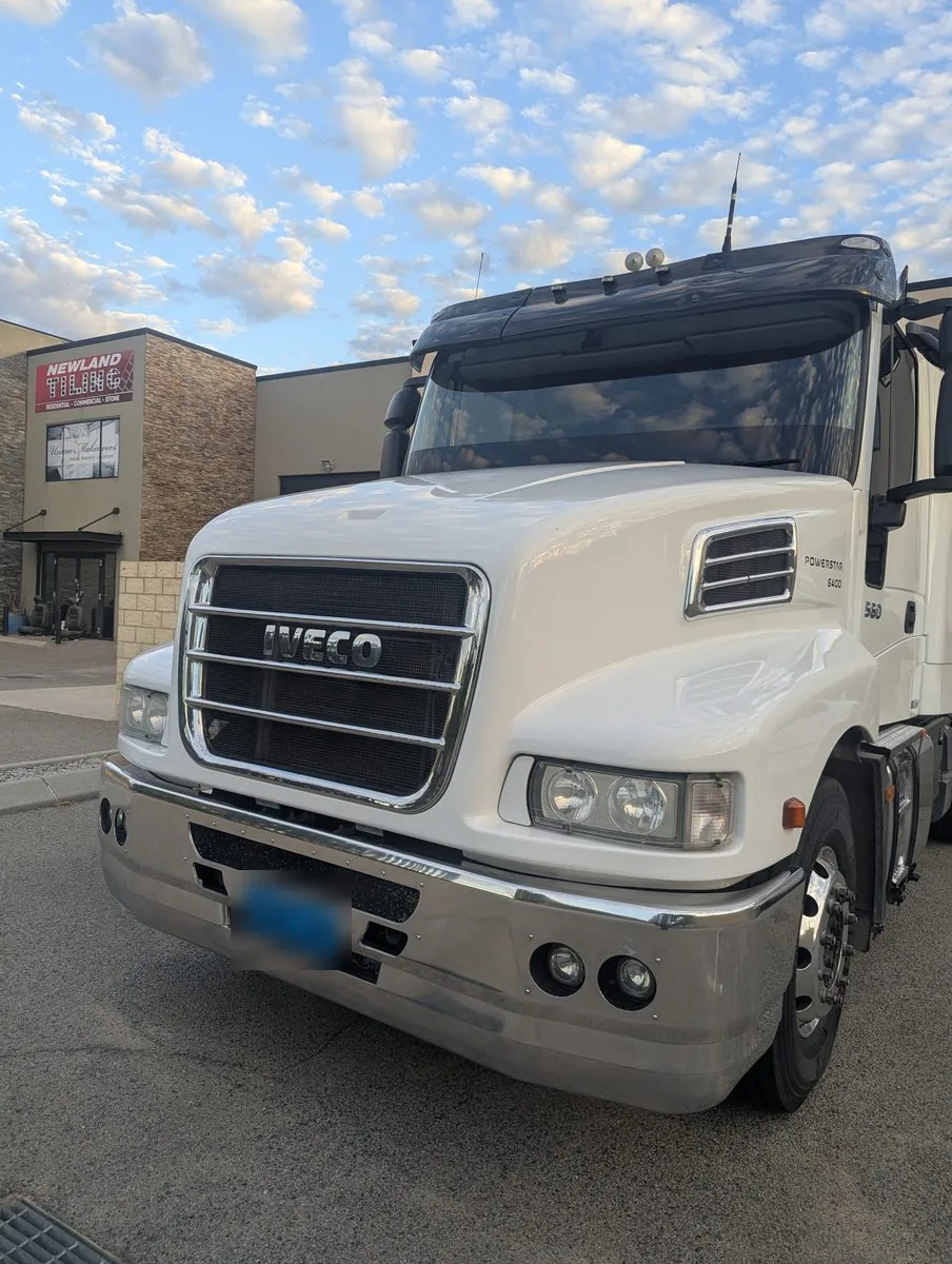 Iveco prime mover detailed in Perth by Mobile Masters Detailing